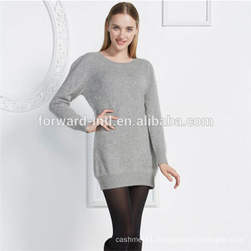 hot sale plain knit pure cashmere pullover jumper for women
